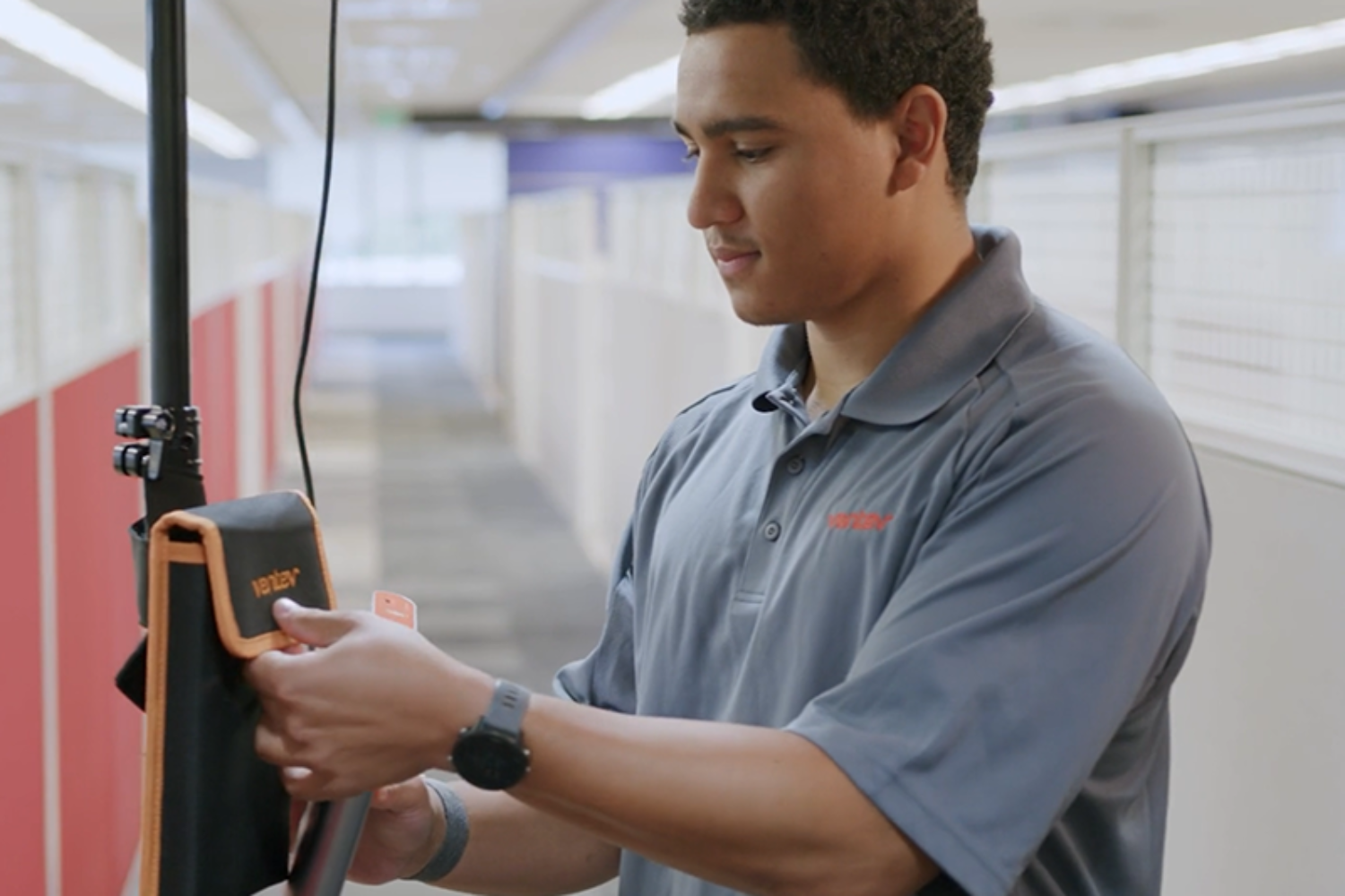 still image from the product commercial for ventev's venvolt 2